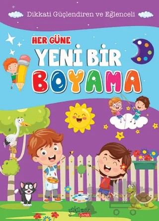 Her Güne Yeni Bir Boyama – Kolektif – Yakamoz Yayınevi kitap kapağı