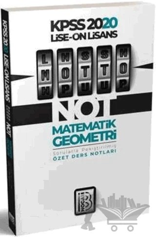 2020 Lise Önlisans Matematik Geometri MOTTO Ders Notları – Kolektif – Benim Hocam Yayınları kitap kapağı