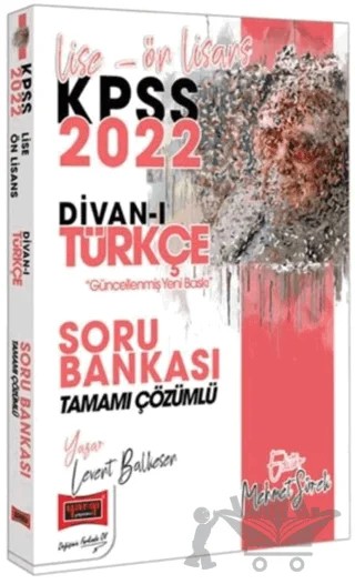 2022 KPSS Lise Ön Lisans Divanı Türkçe Tamamı Çözümlü Soru Bankası – Levent Balkesen – Yargı Yayınevi kitap kapağı