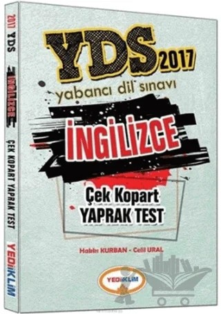 YDS İngilizce Çek Kopart Yaprak Test – Kolektif – Yediiklim Yayınları kitap kapağı