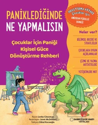 Paniklediğinde Ne Yapmalısın – Lenka Glassman – Sabri Ülker Vakfı Yayınları kitap kapağı