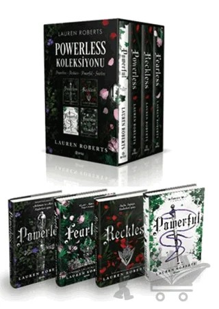 Powerless - Powerful - Fearless - Reckless Tüm Kitaplar Seti – Lauren Roberts – Beta Byou kitap kapağı