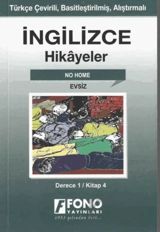 İngilizce Hikayeler - Evsiz (Derece 1) – Kolektif – Fono Yayınları kitap kapağı
