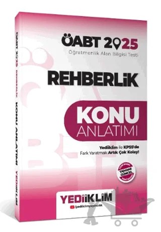 2025 ÖABT Rehberlik Konu Anlatımı – Kolektif – Yediiklim Yayınları kitap kapağı