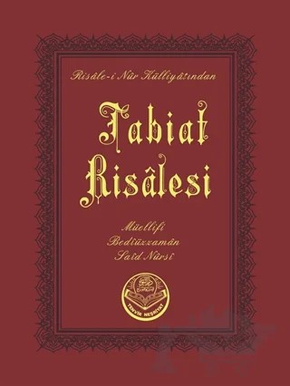 Tabiat Risalesi (Çanta Boy) – Bediüzzaman Said Nursi – Tenvir Neşriyat kitap kapağı