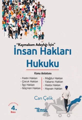 İnsan Hakları Hukuku Konu Anlatımı – Can Çelik – Temsil Kitap kitap kapağı