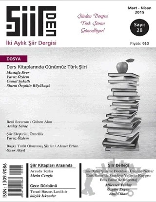 Şiirden İki Aylık Şiir Dergisi Sayı: 28 Mart - Nisan 2015 – Şiirden Yayıncılık kitap kapağı