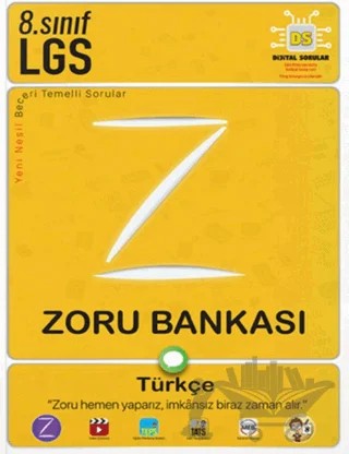 8. Sınıf Türkçe Zoru Bankası – Kolektif – Tonguç Akademi kitap kapağı