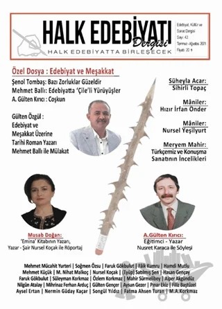 Halk Edebiyatı Dergisi Sayı: 43 Temmuz-Ağustos 2021 – Halk Edebiyatı Dergisi Yayınları kitap kapağı