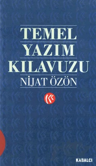 Temel Yazım Kılavuzu – Nijat Özön – Kabalcı Yayınevi kitap kapağı