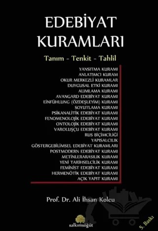 Edebiyat Kuramları – Ali İhsan Kolcu – Salkımsöğüt Yayınları kitap kapağı