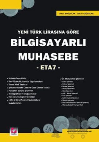 Bilgisayarlı Muhasebe ETA–7 – Özkan Sağçolak, Orhan Sağçolak – Seçkin Yayıncılık kitap kapağı