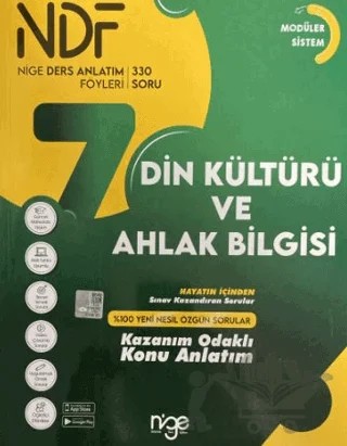 7. Sınıf Din Kültürü ve Ahlak Bilgisi Konu Anlatımlı – Kolektif – Startfen Yayınları kitap kapağı