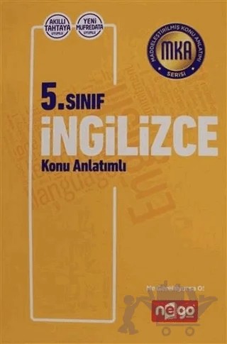 5. Sınıf İngilizce Konu Anlatımlı – Kolektif – Nego Yayınları kitap kapağı