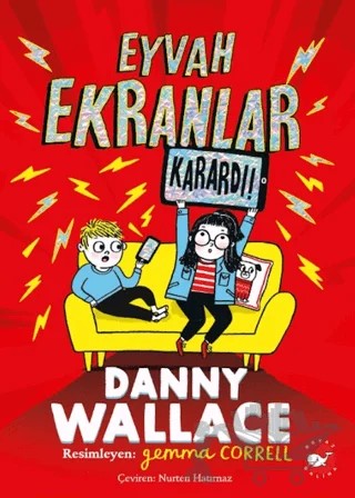 Eyvah Ekranlar Karardı! – Danny Wallace – Beyaz Balina Yayınları kitap kapağı