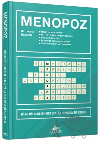 Menopoz – Louise Newson – Pegasus Yayınları kitap kapağı