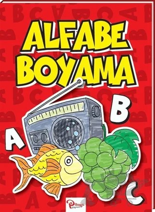 Alfabe Boyama – Kolektif – Pitaya Yayınevi kitap kapağı