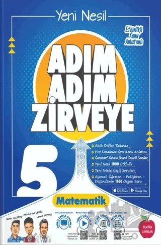 5. Sınıf Adım Adım Zirveye Matematik Soru Bankası – Kolektif – Newton Yayınları kitap kapağı