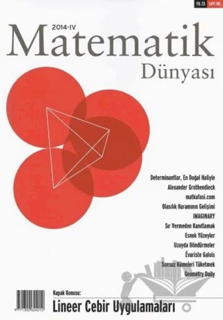 Matematik Dünyası Dergisi Sayı:101 Yıl:2014 – IV – Kollektif – Nesin Yayınevi kitap kapağı