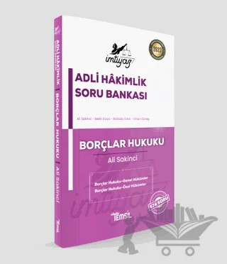 İmtiyaz Adli Hakimlik Soru Bankası Borçlar Hukuku – Ali Sakinci – Temsil Kitap kitap kapağı