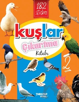 Kuşlar Çıkartma Kitabı - 2 – Kolektif – The Kitap Çocuk kitap kapağı