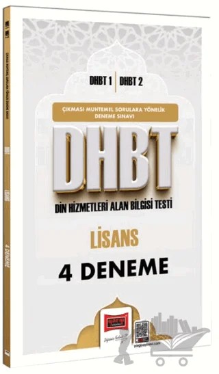 DHBT 1 - DHBT 2 Lisans 4 Deneme Sınavı – Kolektif – Yargı Yayınevi kitap kapağı