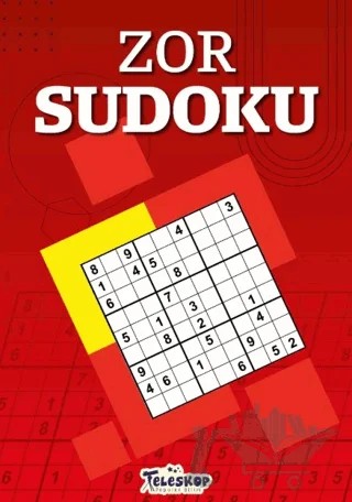 Zor Sudoku – Hakan Kayar – Teleskop Popüler Bilim kitap kapağı