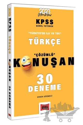 Yargı Yayınları 2023 KPSS Türkçe Tamamı Çözümlü Konuşan 30 Deneme – Ersen Döğmeci – Yargı Yayınevi kitap kapağı