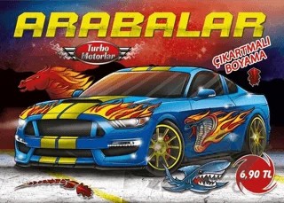 Turbo Motorlar: Arabalar – Emre Konuk – Çakıl Yayınları kitap kapağı