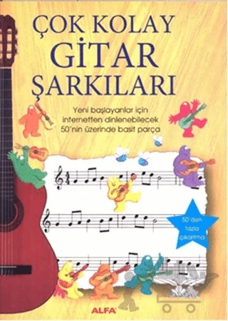 Çok Kolay Gitar Şarkıları – Anthony Marks – Alfa Yayınları kitap kapağı