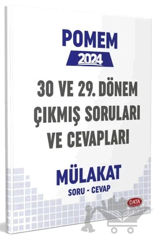 POMEM 29-30. Dönem Mülakat Çıkmış Sorular ve Cevapları – Kolektif – Data Yayınları kitap kapağı