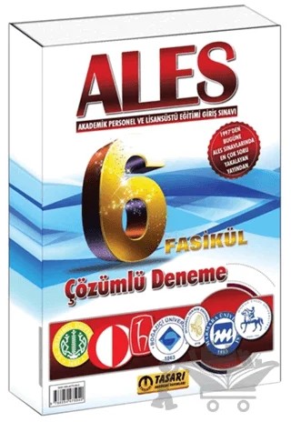 2016 ALES 6 Fasikül Çözümlü Deneme – Kolektif – Tasarı Eğitim Yayınları kitap kapağı