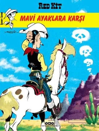 Red Kit Sayı: 23 Mavi Ayaklara Karşı – Morris – Yapı Kredi Yayınları kitap kapağı