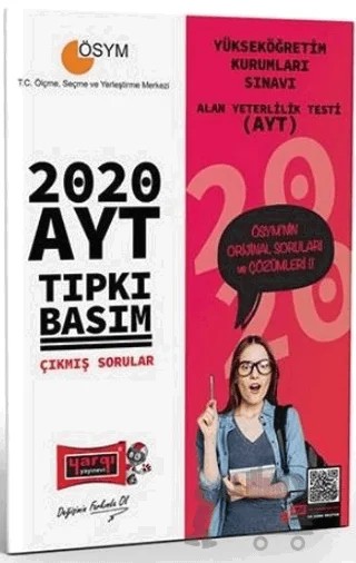 2020 YKS AYT Tıpkı Basım Çıkmış Sorular – Kolektif – Yargı Yayınevi kitap kapağı