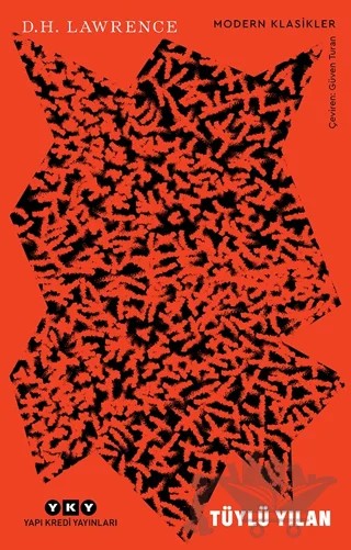 Tüylü Yılan – D. H. Lawrence – Yapı Kredi Yayınları kitap kapağı