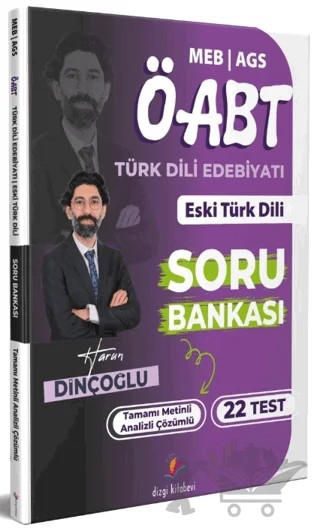 2026 MEB AGS ÖABT Türk Dili ve Edebiyatı Öğretmenliği Eski Türk Dili Tamamı Çözümlü Soru Bankası – Harun Dinçoğlu – Dizgi Kitap kitap kapağı