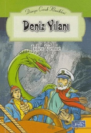 Deniz Yılanı – Jules Verne – Parıltı Yayınları kitap kapağı