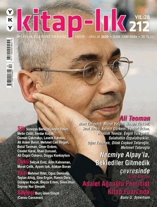 Kitap-lık Dergisi Sayı: 212 Kasım-Aralık 2020 – Yapı Kredi Yayınları kitap kapağı