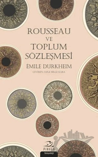Rousseau ve Toplum Sözleşmesi – Emile Durkheim – Pinhan Yayıncılık kitap kapağı