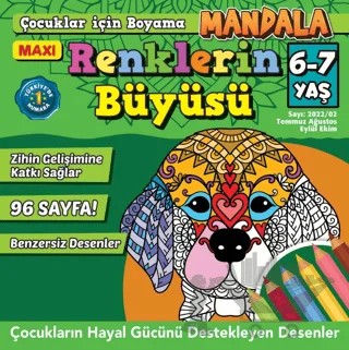 Maxi Mandala Renklerin Büyüsü 3 – Kolektif – Maxi Yayıncılık kitap kapağı