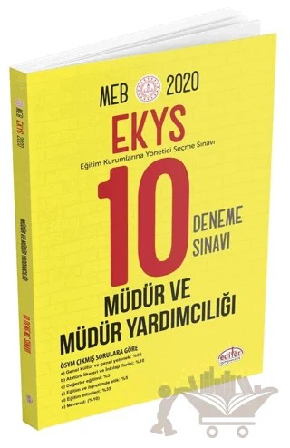 2020 MEB Müdür ve Müdür Yardımcılığı 10 Deneme Sınavı – Kolektif – Editör Yayınevi kitap kapağı