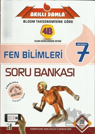 7. Sınıf 4B Fen Bilimleri Soru Bankası – Kolektif – Damla Yayınevi kitap kapağı