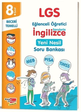 8. Sınıf LGS İngilizce Yeni Nesil Soru Bankası – Kolektif – Dikkat Atölyesi Yayınları kitap kapağı