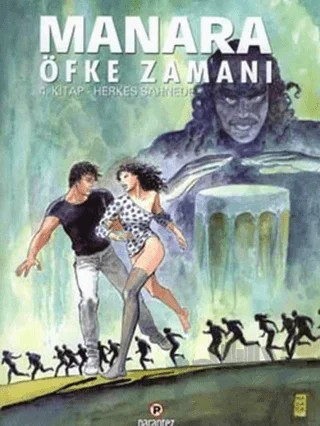 Manara: Herkes Sahnede - Öfke Zamanı – Giuseppe Bergman – Parantez Yayınları kitap kapağı
