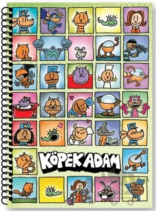 Köpek Adam Çizgili Defterler – Kolektif – Altın Kitaplar kitap kapağı
