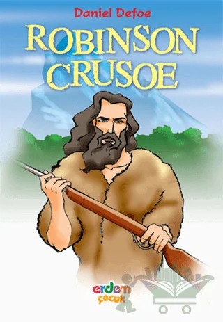 Robinson Kruso – Daniel Defoe – Erdem Çocuk kitap kapağı