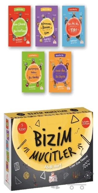 Bizim Mucitler (5 Kitap) – Abdil Mert – Nesil Çocuk Yayınları kitap kapağı