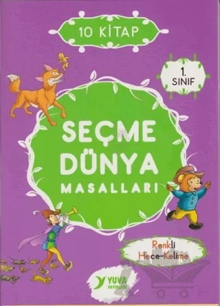1. Sınıf Seçme Dünya Masalları (10 Kitap Takım) – Kolektif – Yuva Yayınları kitap kapağı