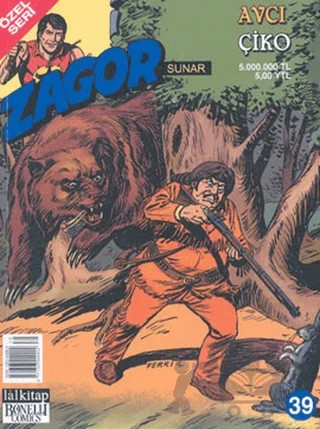 Yeni Zagor Sayı: 39 Veracruz – Lal Kitap kitap kapağı