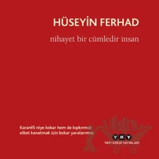 Nihayet Bir Cümledir İnsan – Hüseyin Ferhad – Yapı Kredi Yayınları kitap kapağı